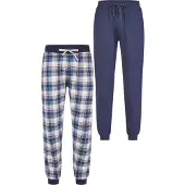 Phil&Co. Phil & Co. Berlin Pyjamahose Herren Baumwolle mehrfarbig kariert, XL 815950-0001-09970