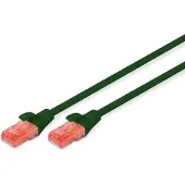 Digitus CAT 6 U/UTP Patchkabel - LSZH, 10 m, Cat6, U/UTP (UTP), RJ-45, RJ-45, Grün