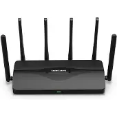 Mercusys BE9300 Tri-Band Wi-Fi 7 Router, Wi-Fi 7 (802.11be), Tri-Band (2,4 GHz/5 GHz/6 GHz), Ethernet/LAN, Schwarz, Tabletop-Router