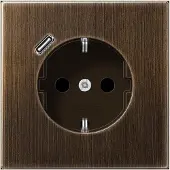 JUNG ME1520-18CAT SCHUKO-Steckdose m.USB