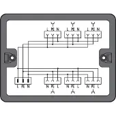 Wago 899-631/395-000 Verteilerbox Verteilung Wechselstrom (230 V)