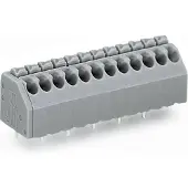 Wago 250-219 Leiterplattenklemme,Drücker,1,5 mm2,grau 250219 - 15 Stück