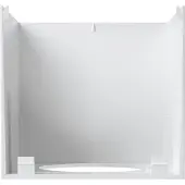 Gira Abd. + Deckel Beweg.m. Cube Zubehör Weiss 820102