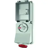 MENNEKES MEN 7318 16A5P 6H400V Wanddose DUO IP44