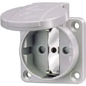 MENNEKES MEN 11060 16A2P+E 230V SCHUKO-Anbau-Steckdose grau