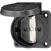 MENNEKES Anbaudose SCHUKO, 16A2p+E, 230V, IP54,SW AM11312