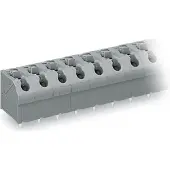 Wago 250-604/000-006 Klemmenleiste mit Betätigungsdrückern 1 Lötstift/Pol in Rei