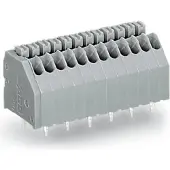 Wago 250-1419 Leiterplattenklemme,Drücker,0,5 mm2,grau 2501419 - 20 Stück