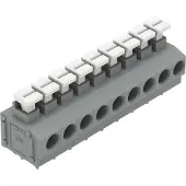 Wago 235-409/331-000 Leiterplattenklemme,Drücker,1,5 mm2,grau 235409331000 - 25 Stück