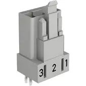 Wago 890-853 Stecker für Leiterplatten,gerade,3-polig,grau 890853 - 100 Stück