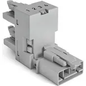 Wago 890-1783 h-Verteiler 1 x Stecker / 2 x Buchse 4-polig, pink