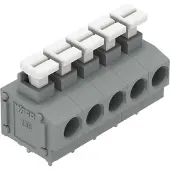 Wago 235-405/331-000 Leiterplattenklemme,Drücker,1,5 mm2,grau 235405331000 - 45 Stück