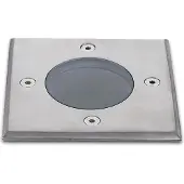 ISOLED Bodeneinbaustrahler für GU10 Spots, eckig, IP67
