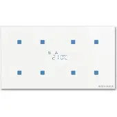 Busch-Jaeger TBR/U4.8.11-CG Touch-Bedienelement, 4-fach mit Raumtemperaturregler, Konfigurierbares Gerät 2CKA006300A1566 TBRU4811CG
