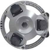 MENNEKES MEN 94351SI Steckdosen-Verteiler IP44 3xKraft 3xSchuko 16A