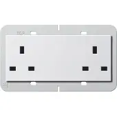 Gira 2f-Steckd. BS 13 A SH System 55 BS 80 278203