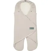 Emma & noah Einschlagdecke mit Füßen, beige, 90