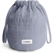 Yumeko Beutel Musselin-Baumwolle One size Blau - Eco, Bio & Fairtrade