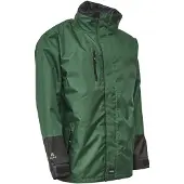Elka Rainwear Working Xtreme Regenjacke mit 2-Wege Reißverschluss Grün/Schwarz M
