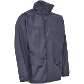 Elka Pieterman PRO PolyurethanRegenJacke mit Kapuze Marine 2XL