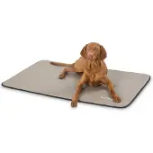 Knuffelwuff Hundematte Cheyenne Kunstleder XL 105 x 73cm Taupe