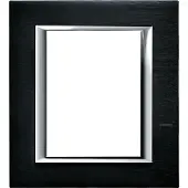 Legrand HA4826XS Abdeckrahmen AXOLUTE: 3 + 3 Module, Farbe: Anthrazit, gebürstet