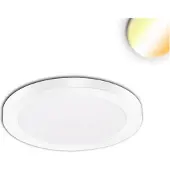 ISOLED LED Aufbau/Einbauleuchte Slim Flex, 6W, weiß, ColorSwitch 3000K|3500K|4000K