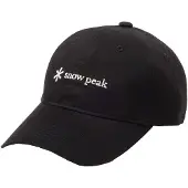 Snow Peak Kappe Unisex NSD Logo Black (61 cm)