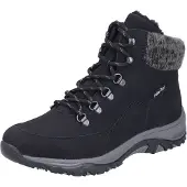 Rieker Damenschuhe Schnürstiefel Schwarz Freizeit
