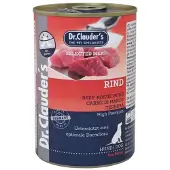 Dr. Clauder's Hundenassfutter Selected Meat Rind 6x800 g