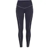 Copenhagen Studios Funktionsleggings mit Paspeln und Logodruck