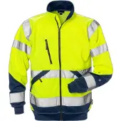 Fristads Warnschutz Sweatjacke 7426 SHV, gelb/marine, Grösse XXL