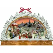 Coppenrath Verlag Wand-Adventskalender - Nostalgischer Lichterbogen