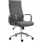 SVITA OFFICE COMFORT Bürostuhl Stoff dunkelgrau Schreibtischstuhl Drehstuhl