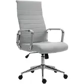 SVITA OFFICE COMFORT Bürostuhl Stoff hellgrau Schreibtischstuhl Drehstuhl