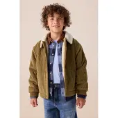Sissy-Boy Cordjacke Zum Wenden - Grün | Größe: 122-128