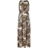 Apricot Maxikleid "Paisley Neckholder Kleid" 2 tlg. mit Taillenbindeband