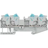 Siemens 8WH30040AE01 Durchgangsklemme mit Schnellanschluss, 4 Anschlussstellen - 50 Stück