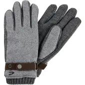 Camel active Strickhandschuhe mit Fleecefutter in Dunkelgrau | Gr.: XXL