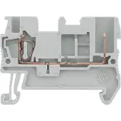 Siemens 8WH51002KF00 Hybrid-Durchgangsklemme, Steck- und Zugfederanschluss, Querschnitt 0, 08-2, 5mm2 - 50 Stück