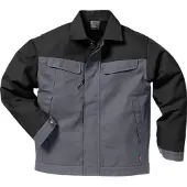 Fristads Icon Two Baumwoll-Jacke 4857 KC Grösse 4XL Grau/Schwarz