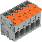 Wago 2606-1105/010-000 Leiterplattenklemme,Hebel,6 mm2,grau 26061105010000 - 50 Stück