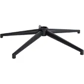 CLP Eckiges Fußkreuz aus schwarzem Metall | Farbe schwarz Größe 65 cm