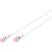 Digitus CAT 6 U/FTP Slim Patchkabel, 10 m, Cat6, U/FTP (STP), RJ-45, RJ-45, Grau
