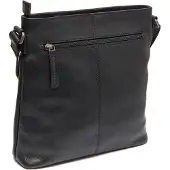 The Chesterfield Brand Leder Umhängetasche Lunton Shoulder Bag Black schwarz