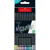 Faber-Castell - Colour pencils Black Edition - Metallic (116415)