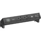 Bachmann 902.830 DESK2 1xiotspot 2xUK 1xUSB