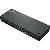 Lenovo ThinkPad Thunderbolt 4 WorkStation, Kabelgebunden, Thunderbolt 4, 230 W, 10,100,1000 Mbit/s, Schwarz, Rot, 40 Gbit/s