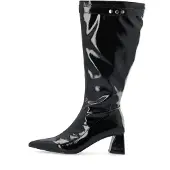 Bianco Kniehohe Stiefel in BlackPatent | Gr.: 38