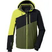 Killtec Skijacke "KSW 32 MN SKI JCKT" Wasserdichte, atmungsaktive Skijacke mit abnehmbarer Kapuze
